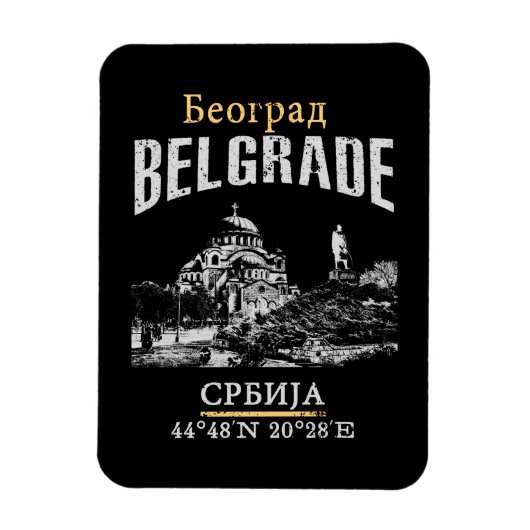 Belgrado Magneet (Verticaal)
