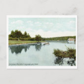 Belgrado Meer, Maine 1910  Briefkaart (Voorkant)