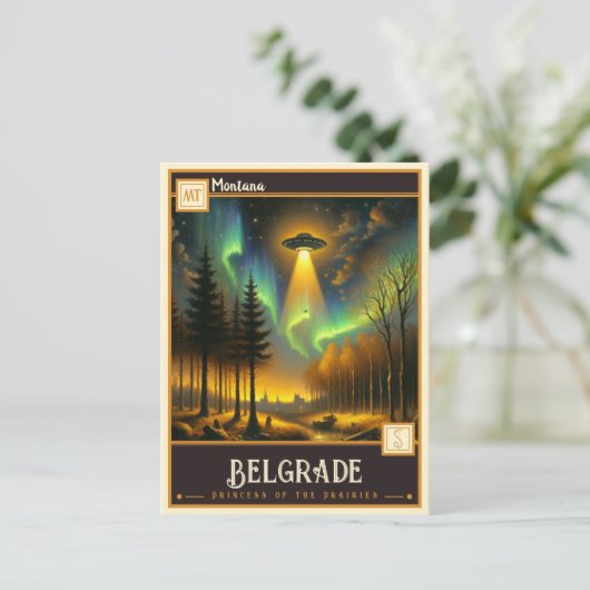 Belgrado, Montana |  Briefkaart (Staand voorkant)