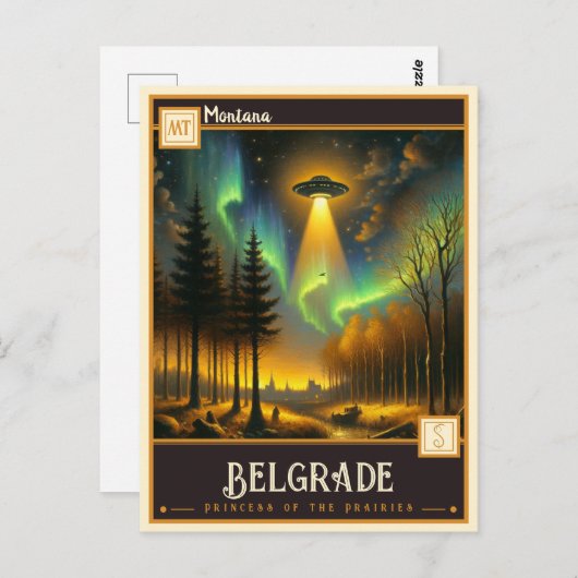 Belgrado, Montana |  Briefkaart (Voorkant / Achterkant)