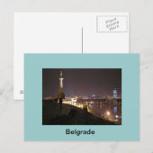 Belgrado monument winner briefkaart (Voorkant / Achterkant)