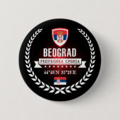 Belgrado Ronde Button 5,7 Cm (Voorkant)