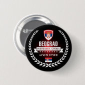 Belgrado Ronde Button 5,7 Cm (Voorkant /achterkant)
