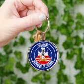 Belgrado Round Emblem Sleutelhanger (Hand)