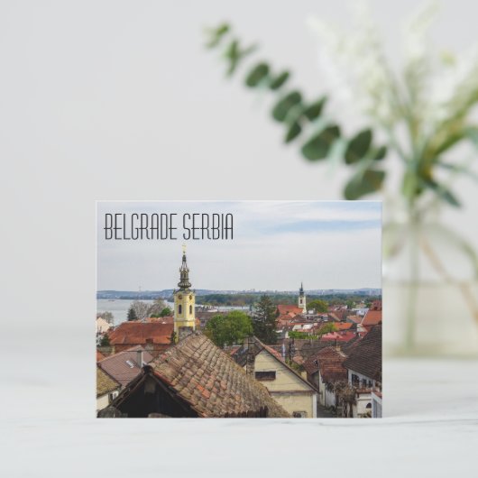 Belgrado Servië Briefkaart (Staand voorkant)
