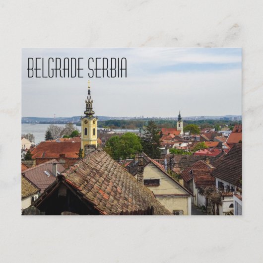 Belgrado Servië Briefkaart (Voorkant)