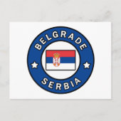 Belgrado Servië Briefkaart (Voorkant)