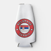 Belgrado Servië Flesjeskoeler (Voorkant)