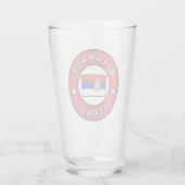 Belgrado Servië Glas (Achterkant)