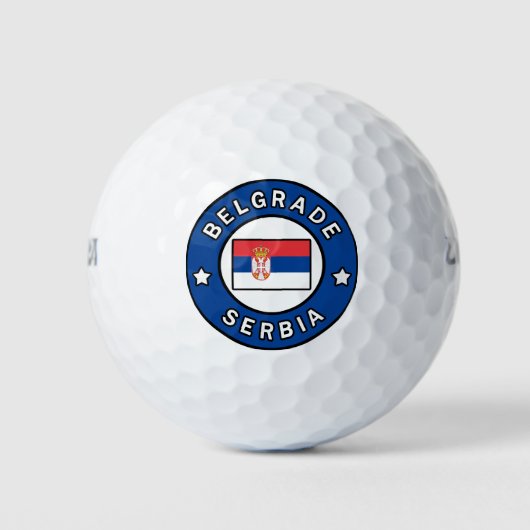 Belgrado Servië Golfballen (Voorkant)