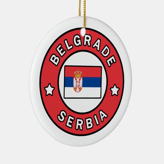 Belgrado Servië Keramisch Ornament (Rechts)