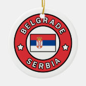 Belgrado Servië Keramisch Ornament (Voorkant)