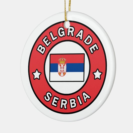 Belgrado Servië Keramisch Ornament (Links)