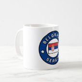 Belgrado Servië Koffiemok (Voorkant links)