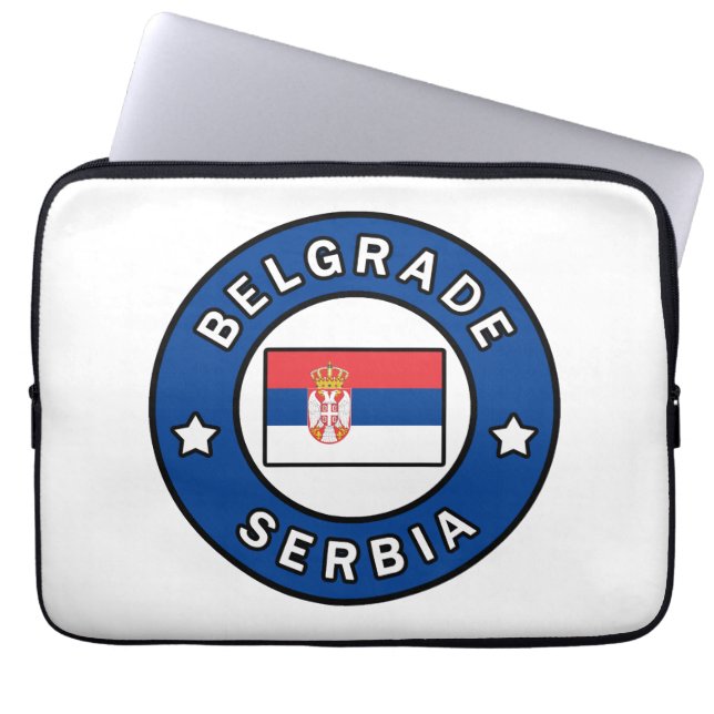 Belgrado Servië Laptop Sleeve (Voorkant)