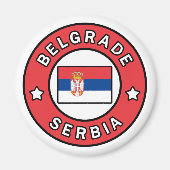 Belgrado Servië Magneet (Voorkant)