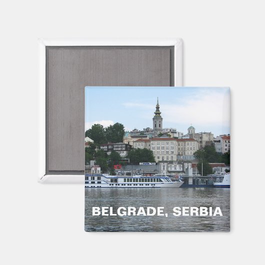 Belgrado, Servië magneet (Voorkant / Achterkant)