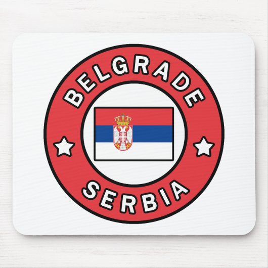 Belgrado Servië Muismat (Voorkant)