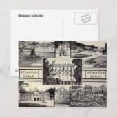 Belgrado, Servië, multiview-kaart, c. 1950 Briefkaart (Voorkant / Achterkant)