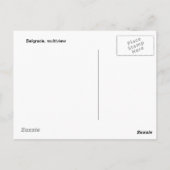 Belgrado, Servië, multiview-kaart, c. 1950 Briefkaart (Achterkant)