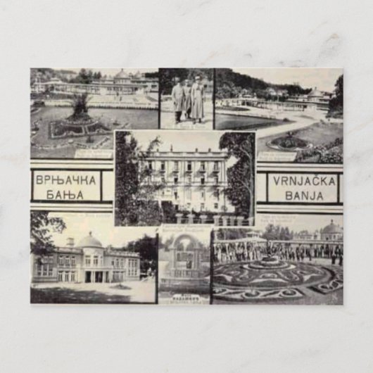 Belgrado, Servië, multiview-kaart, c. 1950 Briefkaart (Voorkant)