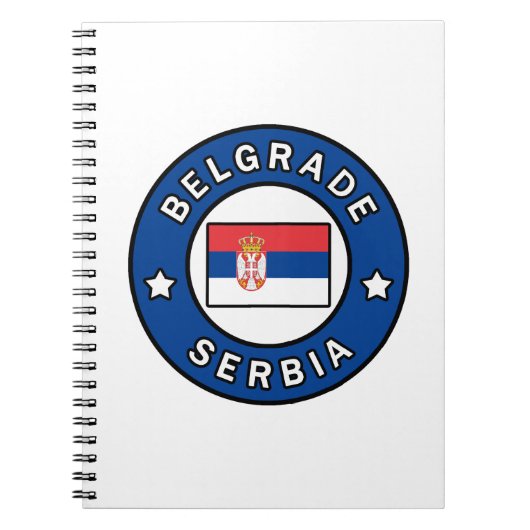 Belgrado Servië Notitieboek (Voorkant)