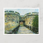 Belgrado Servië Olieverf Stadslandschap Briefkaart (Voorkant)