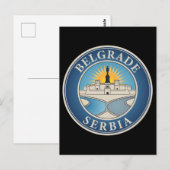 Belgrado Servië Oost-Europa Briefkaart (Voorkant / Achterkant)