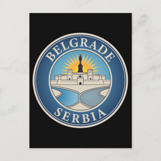 Belgrado Servië Oost-Europa Briefkaart (Voorkant)