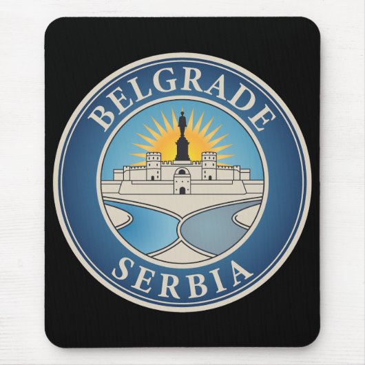 Belgrado Servië Oost-Europa Muismat (Voorkant)
