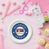 Belgrado Servië Papieren Bordje (Feest)