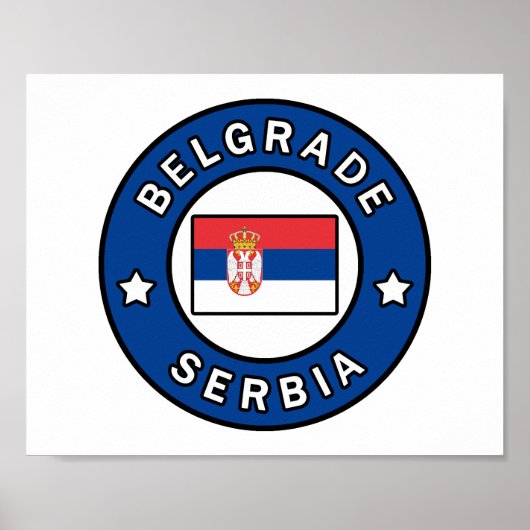 Belgrado Servië Poster (Voorkant)
