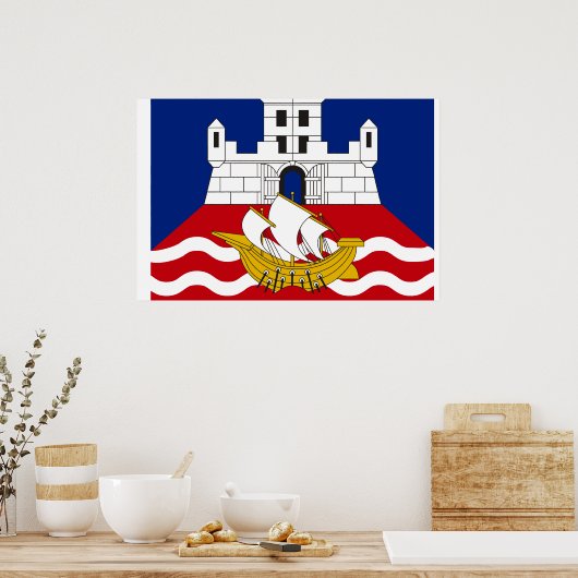 Belgrado, Servië Poster (Keuken)