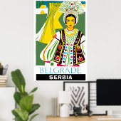 Belgrado, Servië Reisposter Poster (Thuiskantoor)
