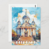 Belgrado Servië Reizen Briefkaart (Voorkant / Achterkant)