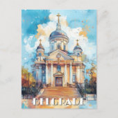 Belgrado Servië Reizen Briefkaart (Voorkant)