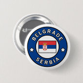Belgrado Servië Ronde Button 5,7 Cm (Voorkant /achterkant)