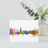Belgrado Servië Skyline Briefkaart (Staand voorkant)