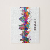 Belgrado Servië Skyline Legpuzzel (Verticaal)