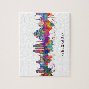 Belgrado Servië Skyline Legpuzzel