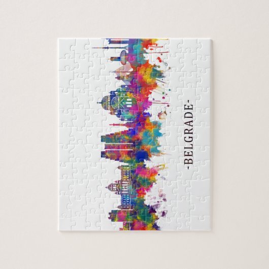 Belgrado Servië Skyline Legpuzzel (Verticaal)