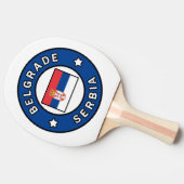 Belgrado Servië Tafeltennisbatje (Zijkant)