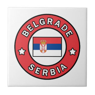 Belgrado Servië Tegeltje