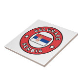 Belgrado Servië Tegeltje (Zijkant)