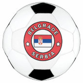 Belgrado Servië Voetbal (Voorkant)