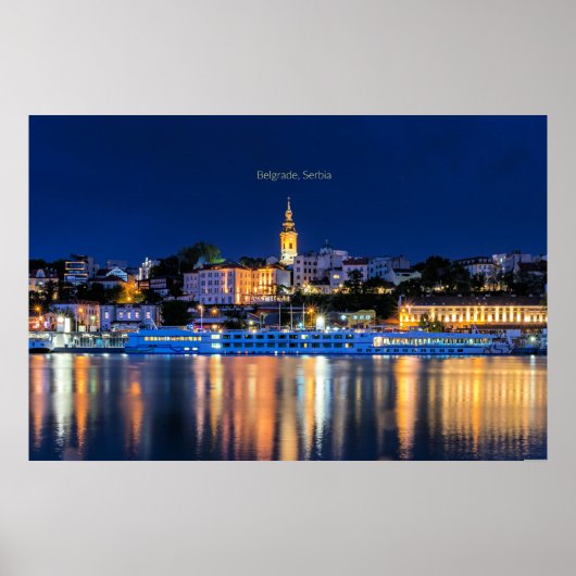 Belgrado, Servische stad Poster (Voorkant)