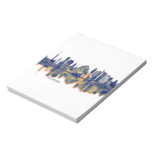 Belgrado Skyline Notitieblok (Linkerzijde)