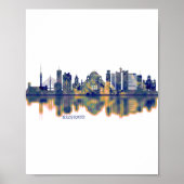 Belgrado Skyline Poster (Voorkant)