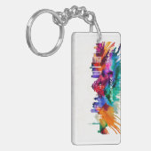 Belgrado Skyline Sleutelhanger (Voorkant Links)