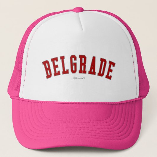 Belgrado Trucker Pet (Voorkant)